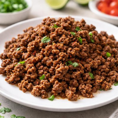 Seasoned ground beef
