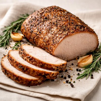 Seasoned pork loin