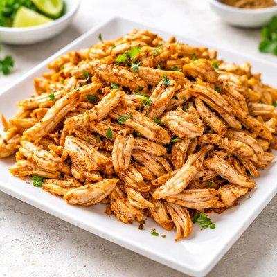 Frango desfiado temperado