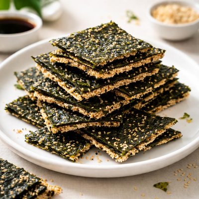 Seaweed crackers