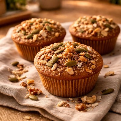 Seed and nut muffins