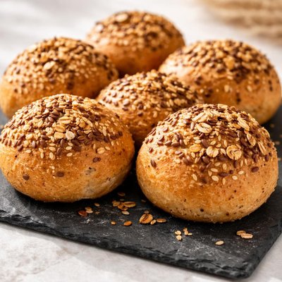Seeded bread rolls