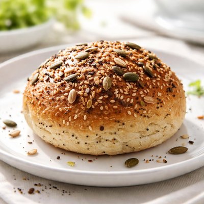 Seeded bun
