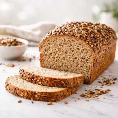 Seeded whole meal bread