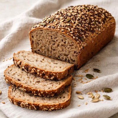 Seeded wholewheat brown bread