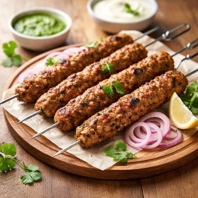 Seekh kebabs