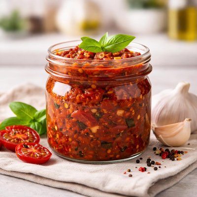 Semi-dried tomato sauce