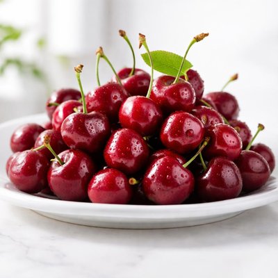 Serving of cherries