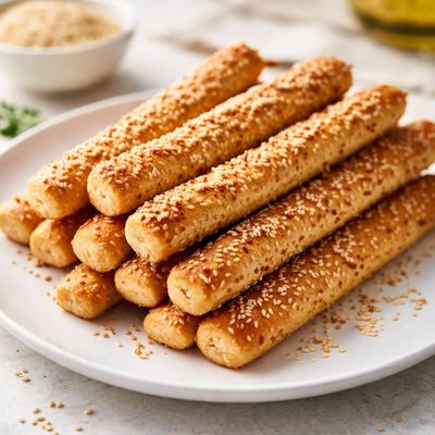 Sesame breadsticks