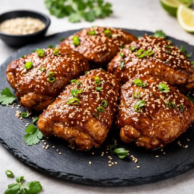 Sesame chicken thigh