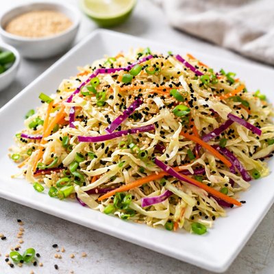 Sesame coleslaw