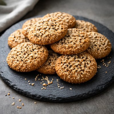 芝麻饼干