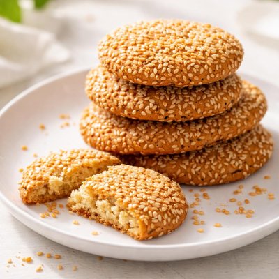 Sesame seed cookie
