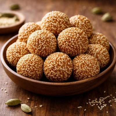 Sesame seed laddu