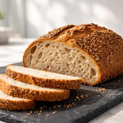Sesame sourdough