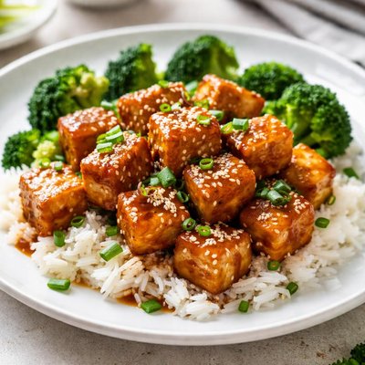 Sesame tofu