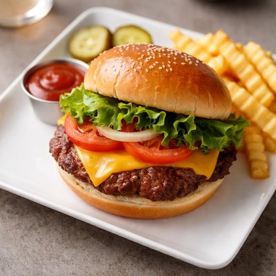 Shake shack hamburger