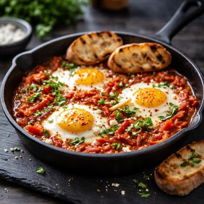 Shakshuka with egg