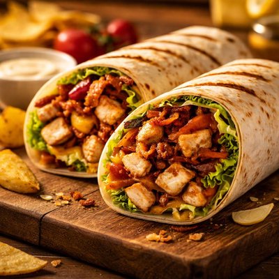 Shanes rib shack grilledcshack wrap