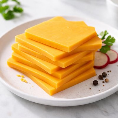 Sharp cheddar slice
