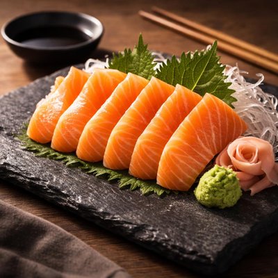 Shashimi salmon