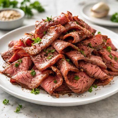 Shaved beef