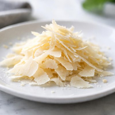 Shaved parmesan cheese