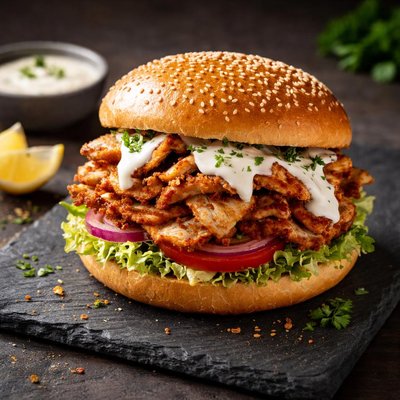 Shawarma burger