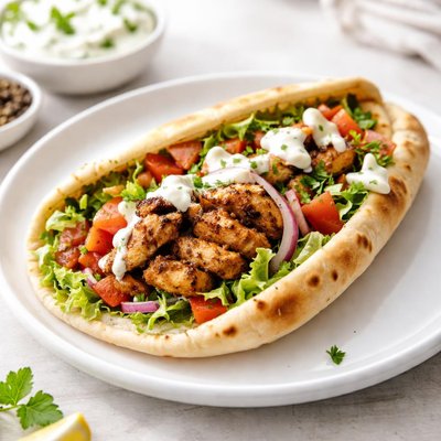 Shawarma chicken sandwich