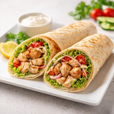 Shawarma with chicken fillet