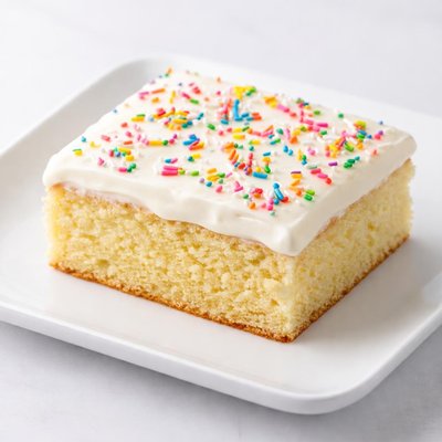 Sheet cake with icing