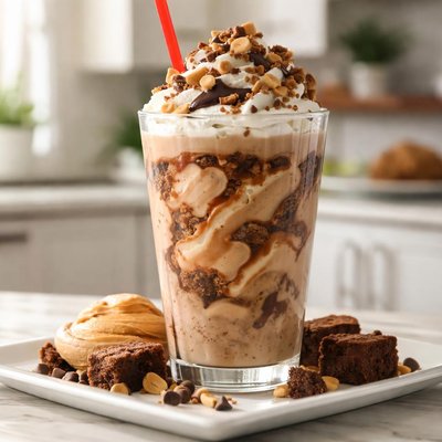 Sheetz peanut butter fudge brownie milkshake
