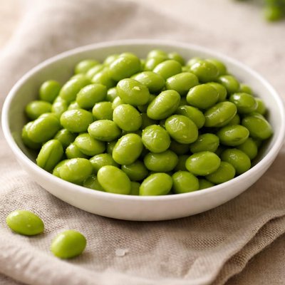 Shelled edamame beans