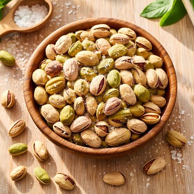 Shelled salted roasted pistachios