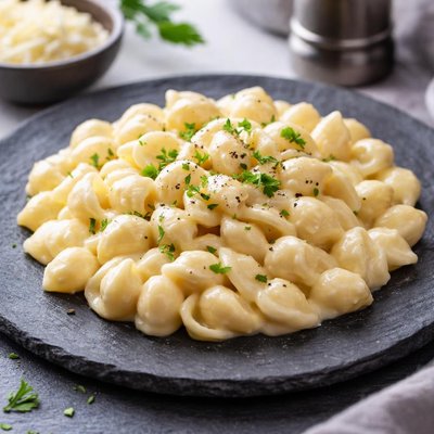 Shells and white cheddar pasta roni
