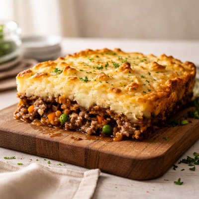 Sheperds pie with beef