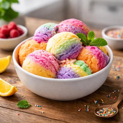 Sherbet ice cream