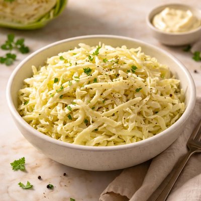 Sherreded cabbage with mayo