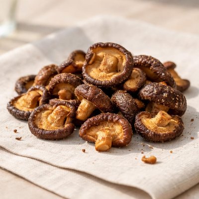 Shiitake mushroom crips