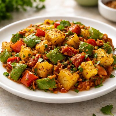 Shimla mirch aloo subji