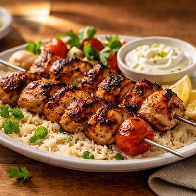 دجاج بأسلوب الشيش طاووق