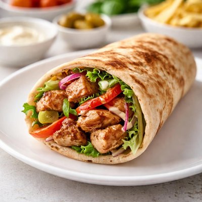 Shish tawook sandwich