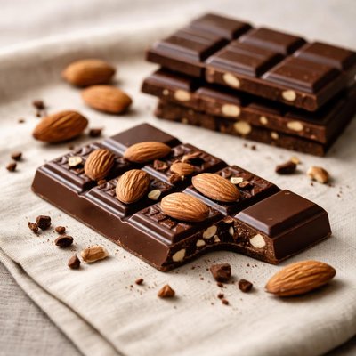 Shock zero dark almond chocolate