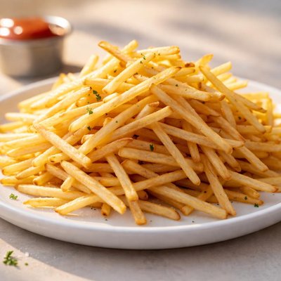 Shoestring potato fries