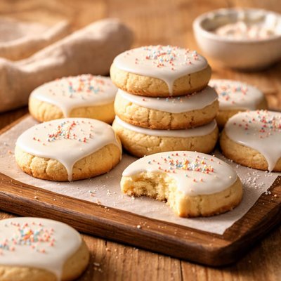 Shortbread with icing