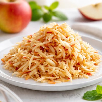 Shredded apple