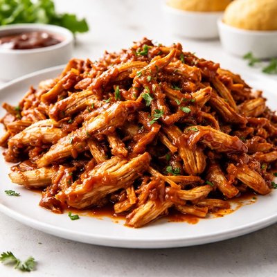 Shredded bbq chicken