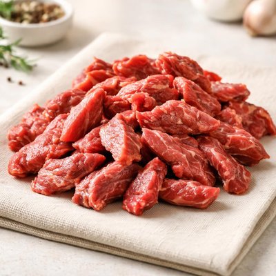 Shredded beef stew meat