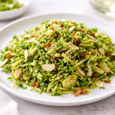 Shredded brussels sprouts