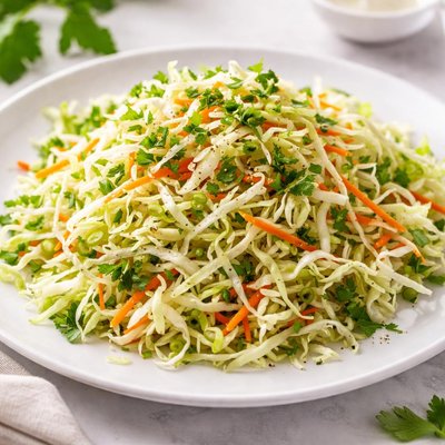 Shredded cabbage salad